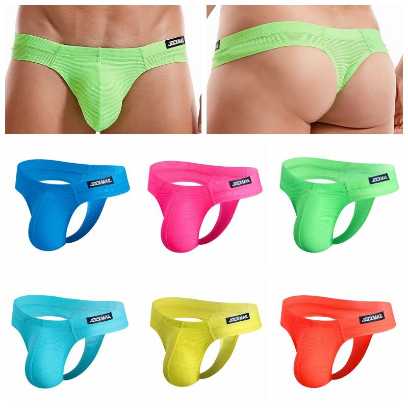 Sexy Underwear Men Briefs Penis Pouch String Erotic Thong Ice Transparent